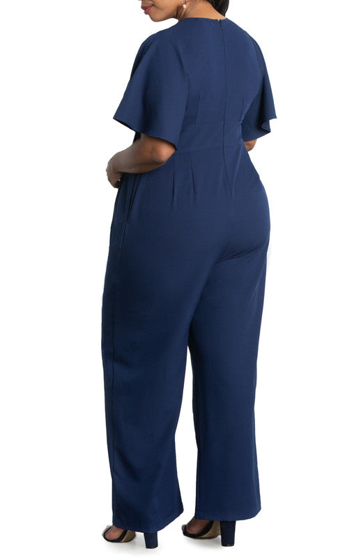 Charisma Crepe Jumpsuit - Plus