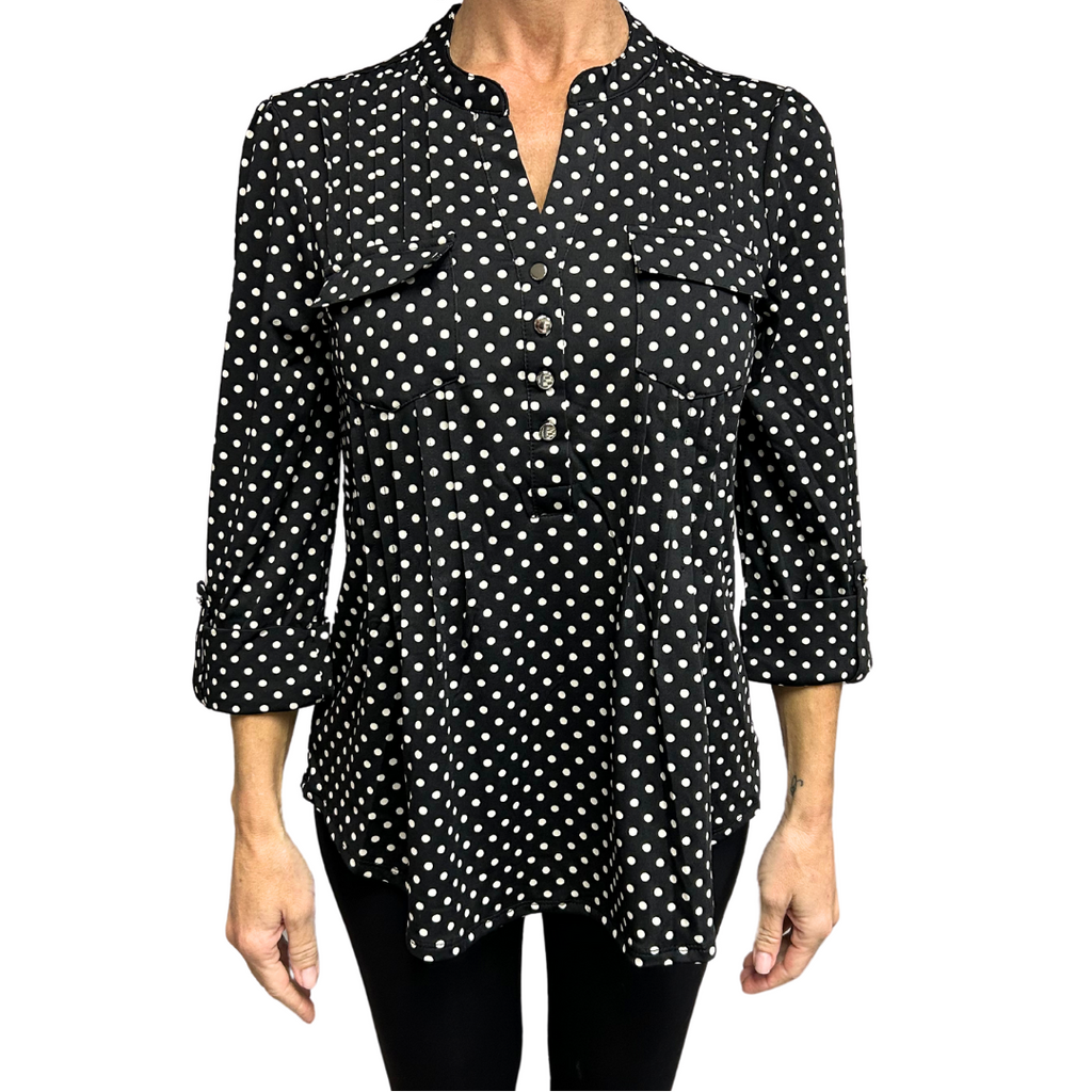 Black & White Polka Dot Popover