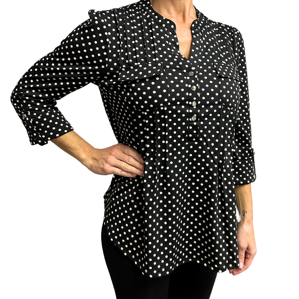 Black & White Polka Dot Popover