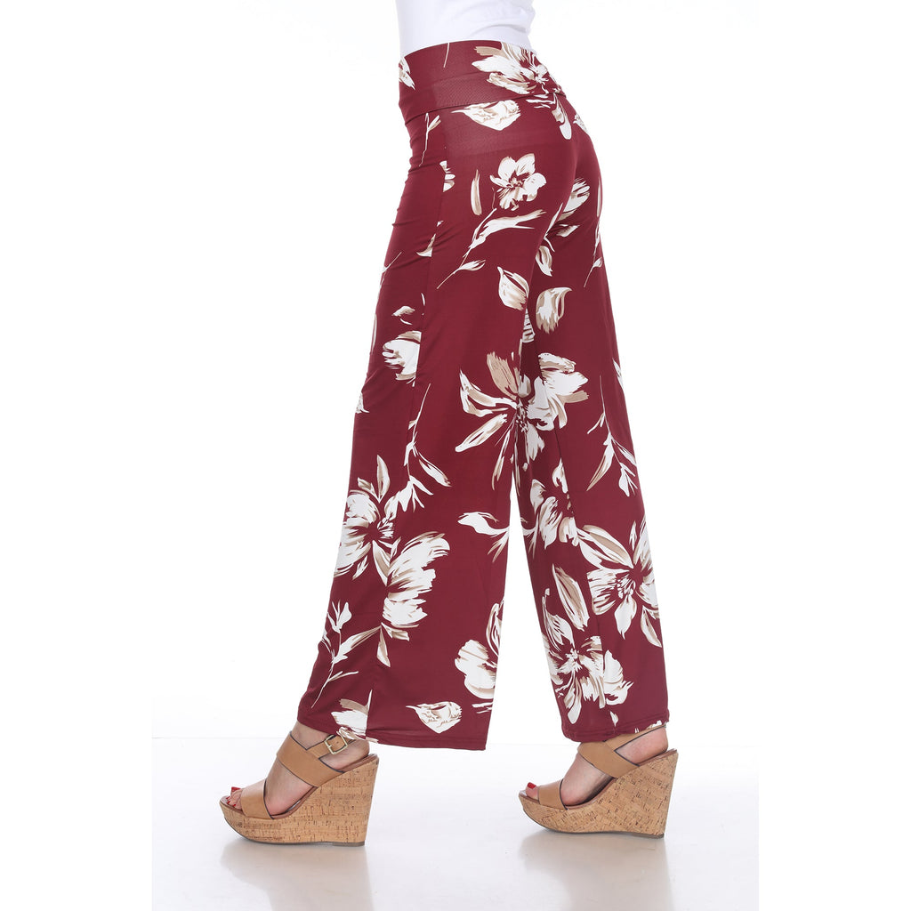 Flower Print Palazzo Pants