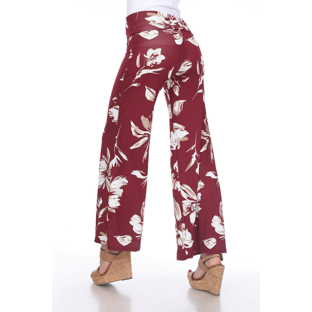 Flower Print Palazzo Pants