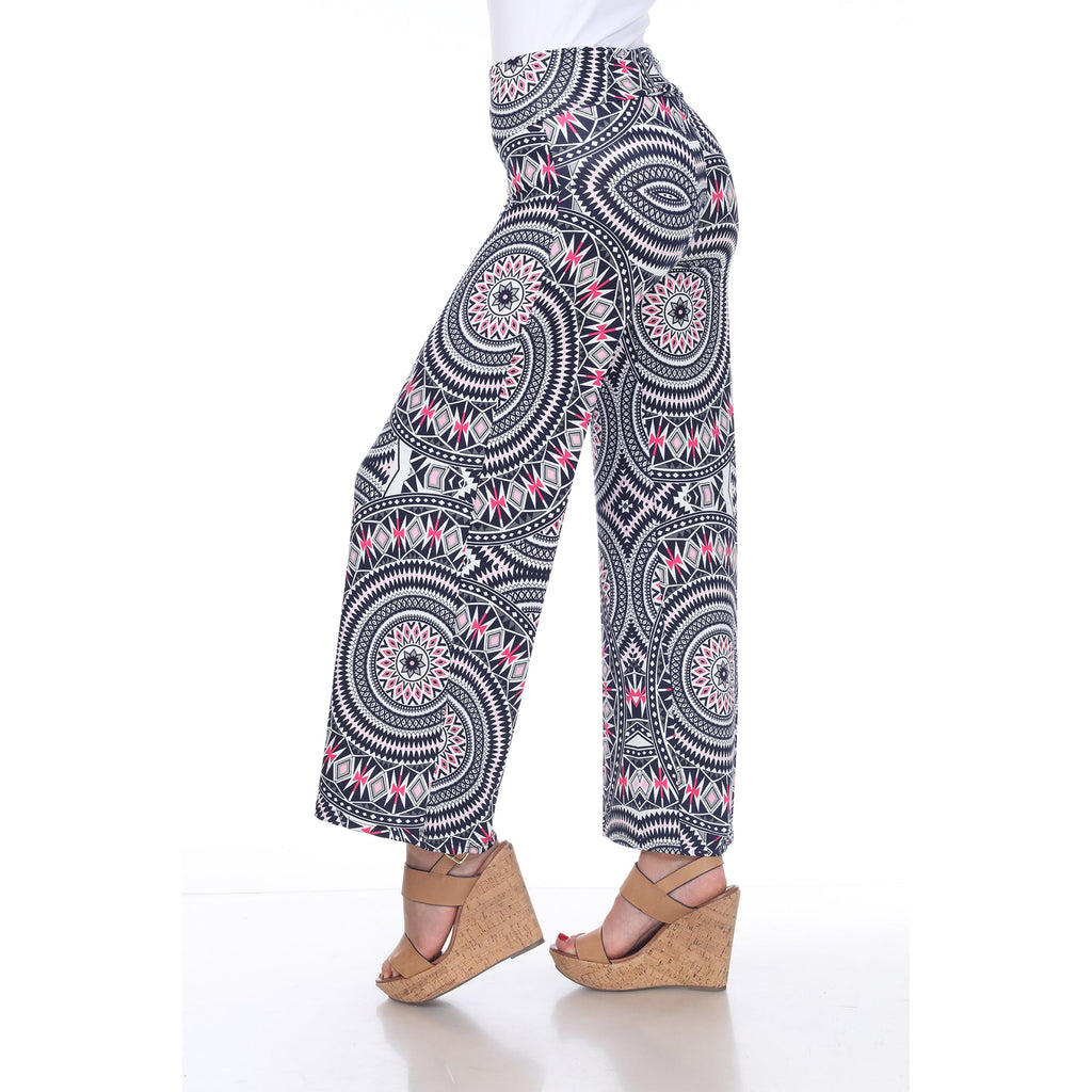 Geometric Print Palazzo Pants