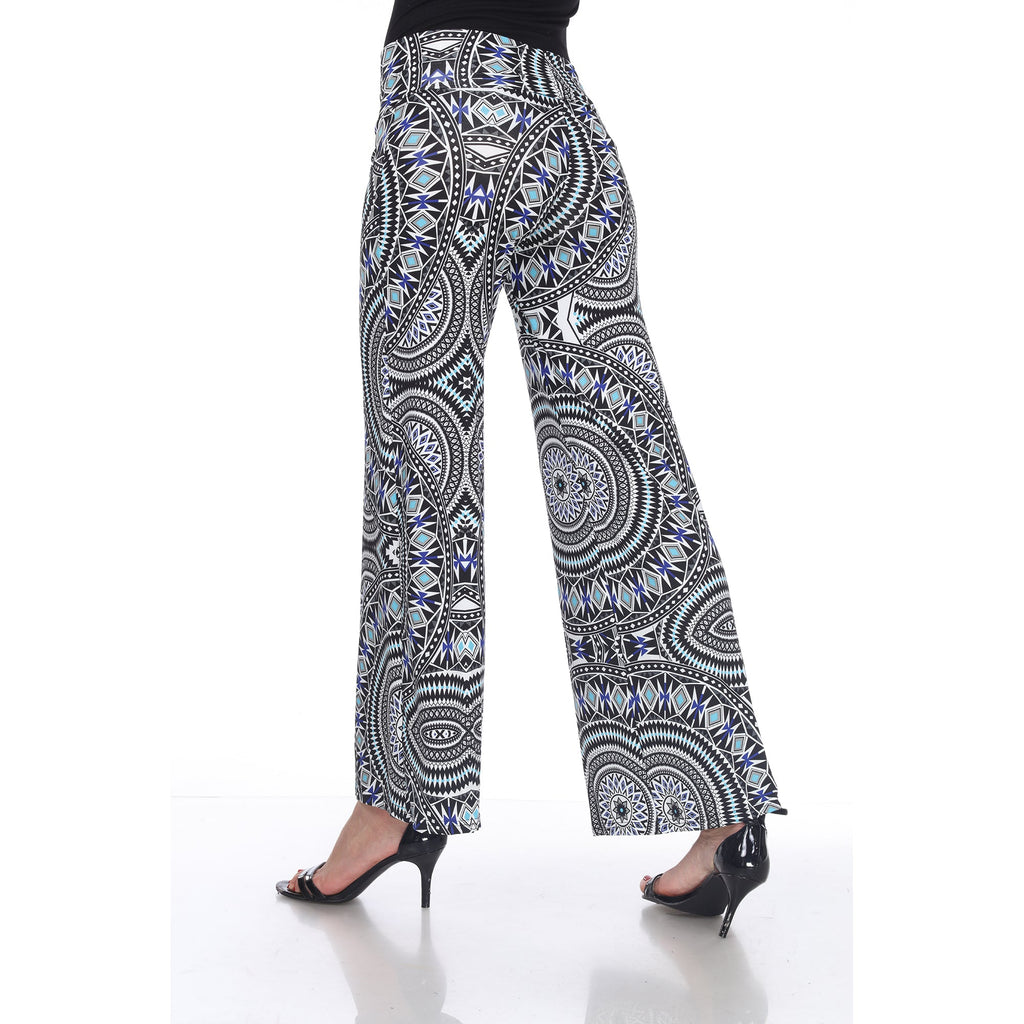 Geometric Print Palazzo Pants