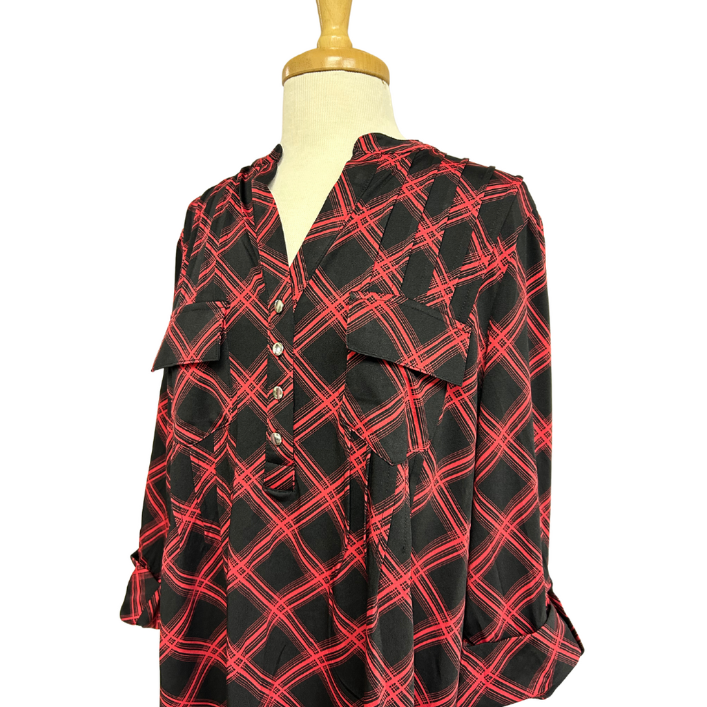 Black & Red Diamond Popover - Plus