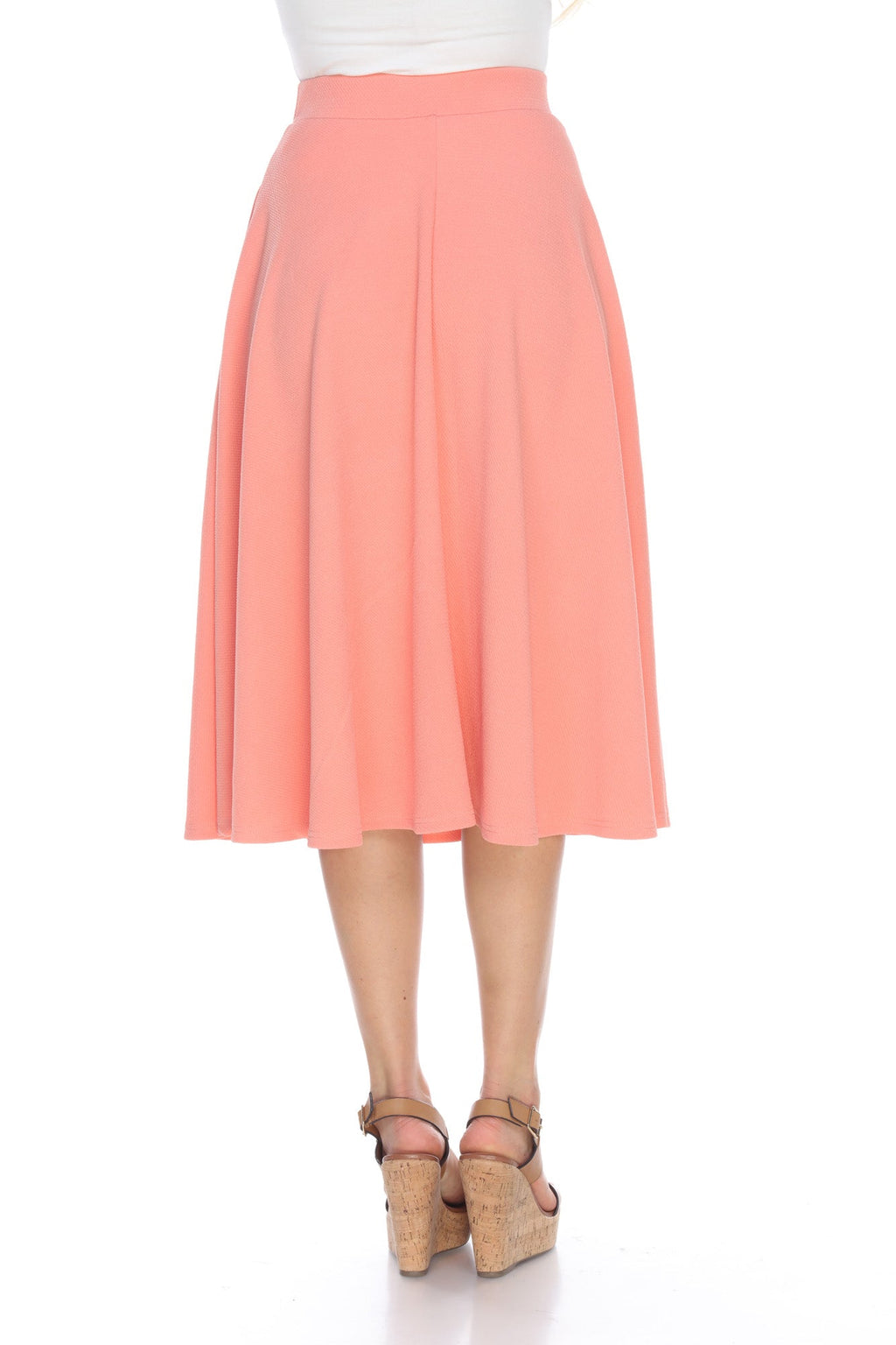 Flared Midi Skirt with pockets