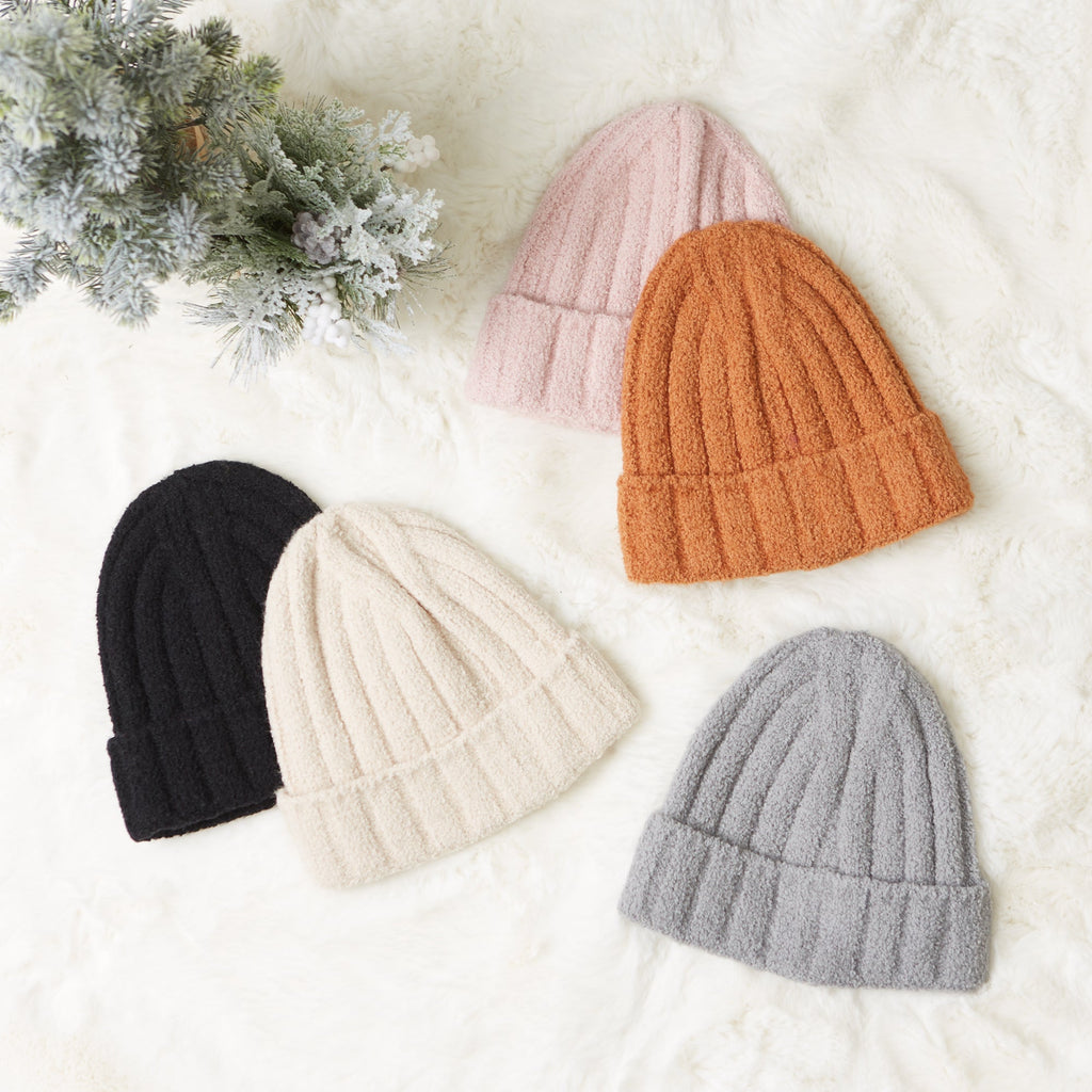 Ribbed Knit Beanie