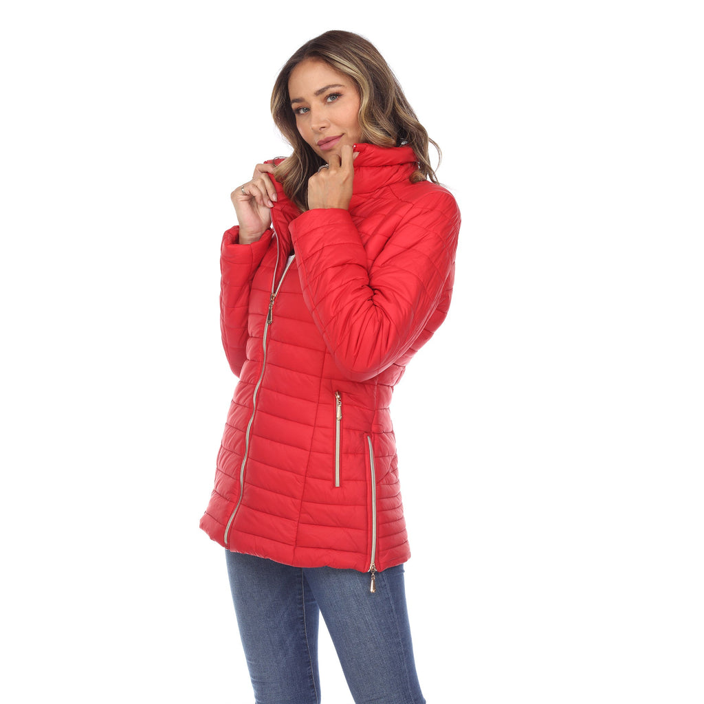 White Mark Women's Puffer Coat