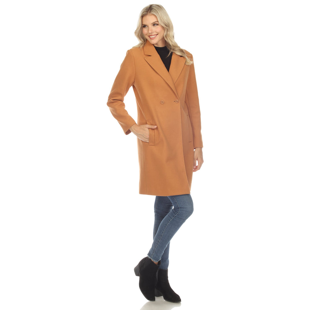 White Mark Women's Classic Walker Coat