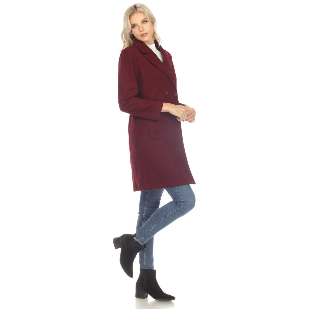 White Mark Women's Classic Walker Coat