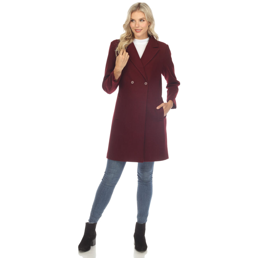 White Mark Women's Classic Walker Coat