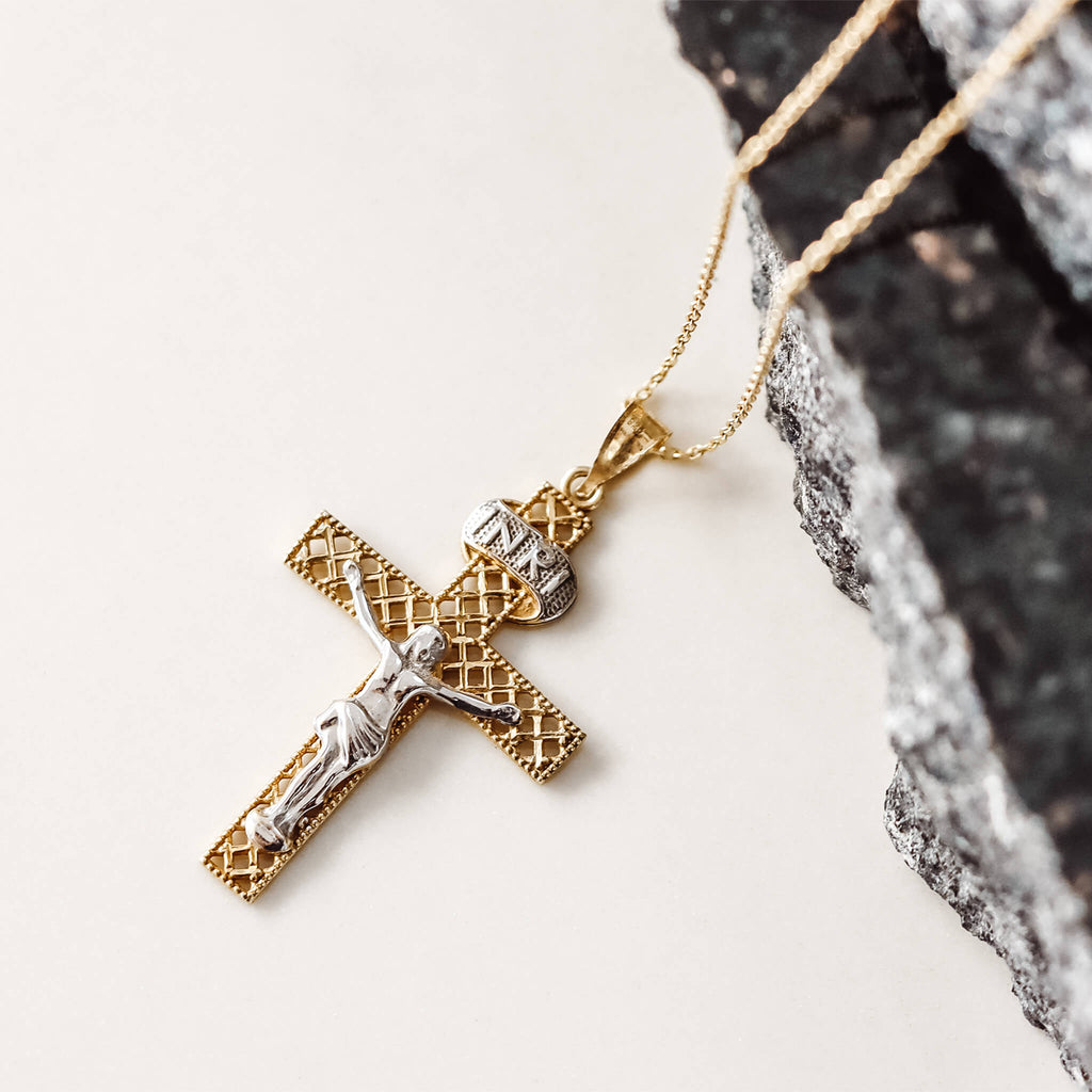 The Rebecca Crucifix INRI Pendant