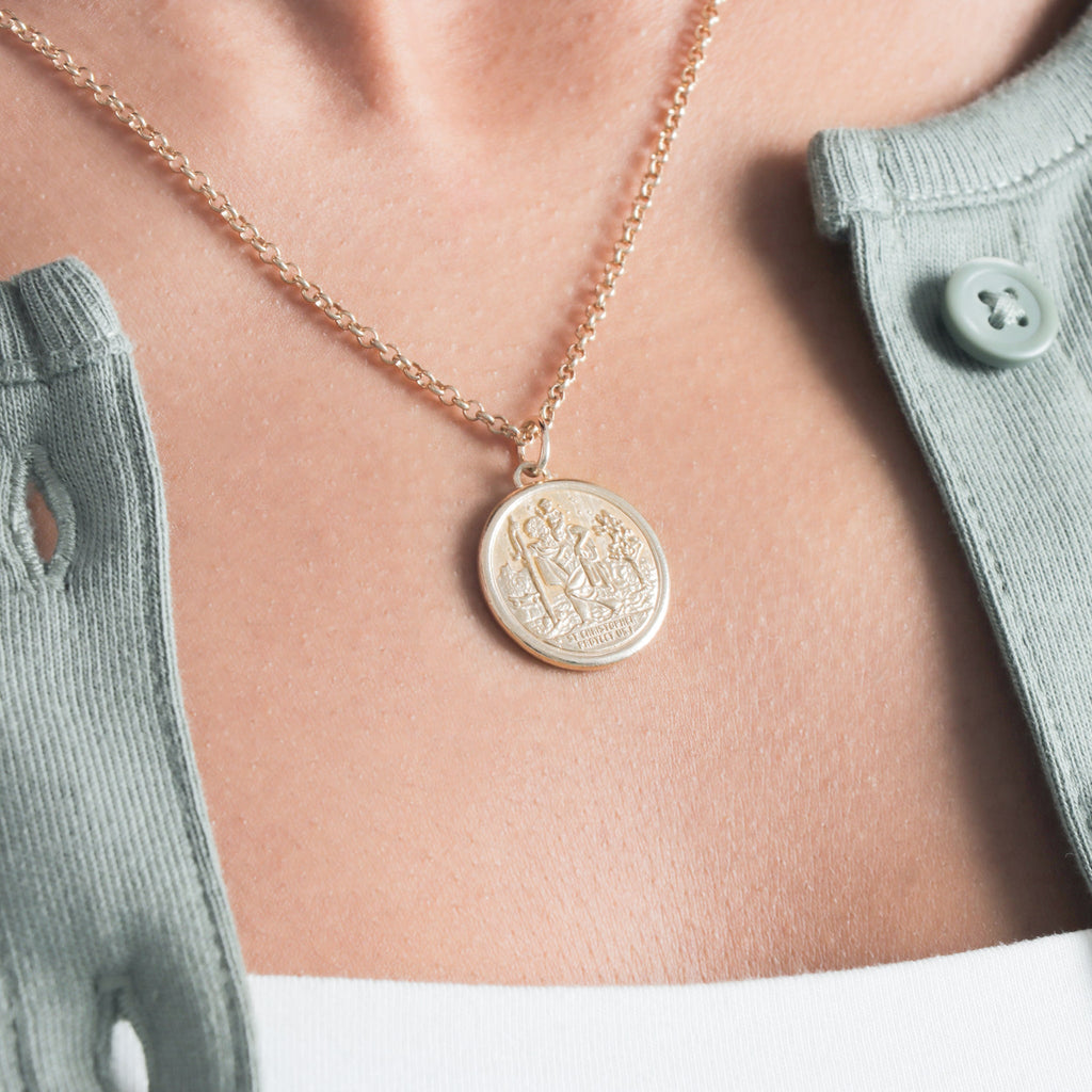 Saint Christopher Medal Pendant | Medium