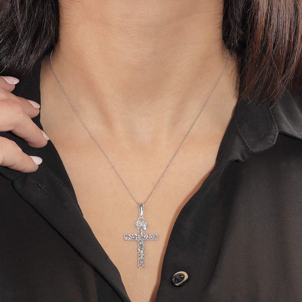 The Rebecca Crucifix INRI Pendant