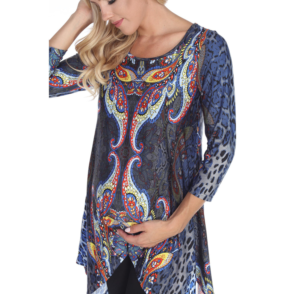 Maternity Arlene Tunic Top - Plus