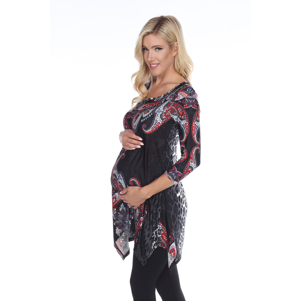 Maternity Arlene Tunic Top - Plus