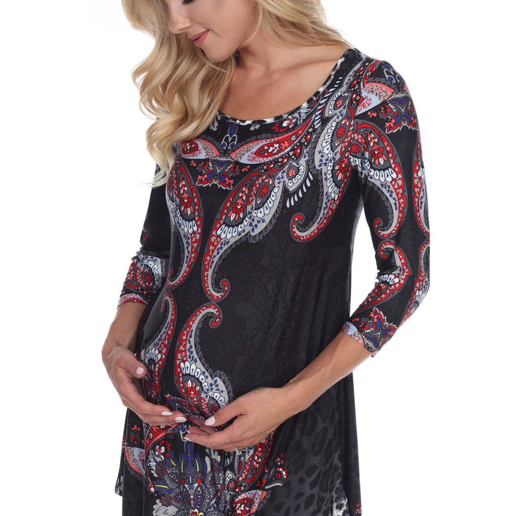 Maternity Arlene Tunic Top - Plus