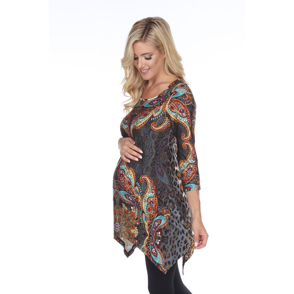 Maternity Arlene Tunic Top - Plus