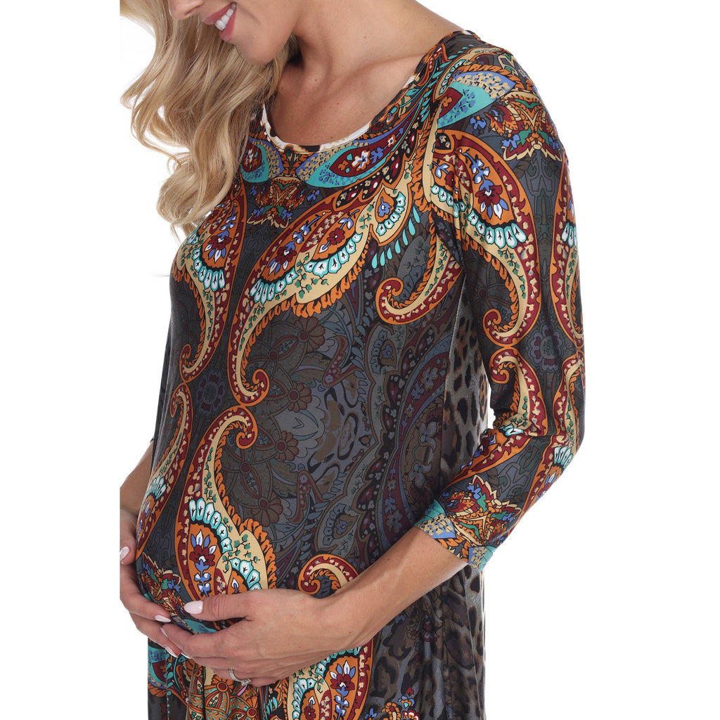 Maternity Arlene Tunic Top - Plus