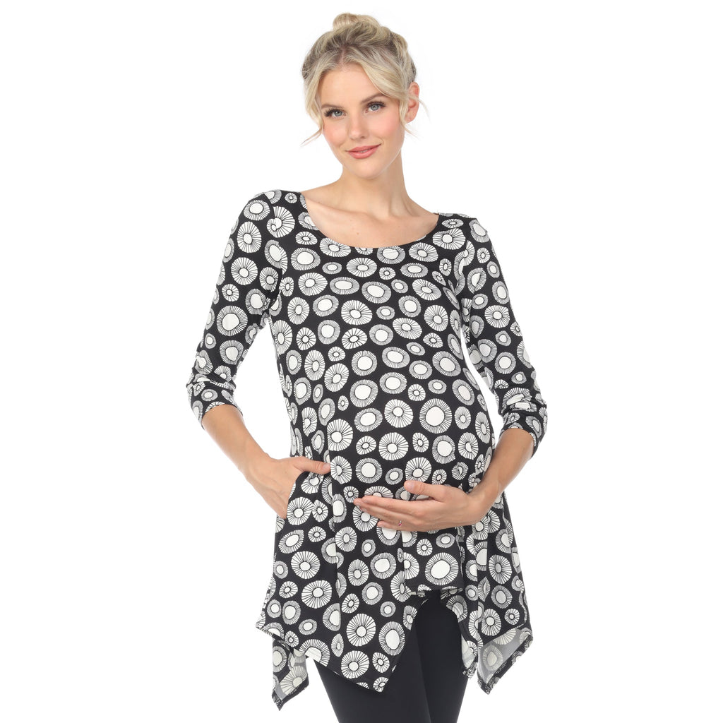 Maternity Printed Tunic Top