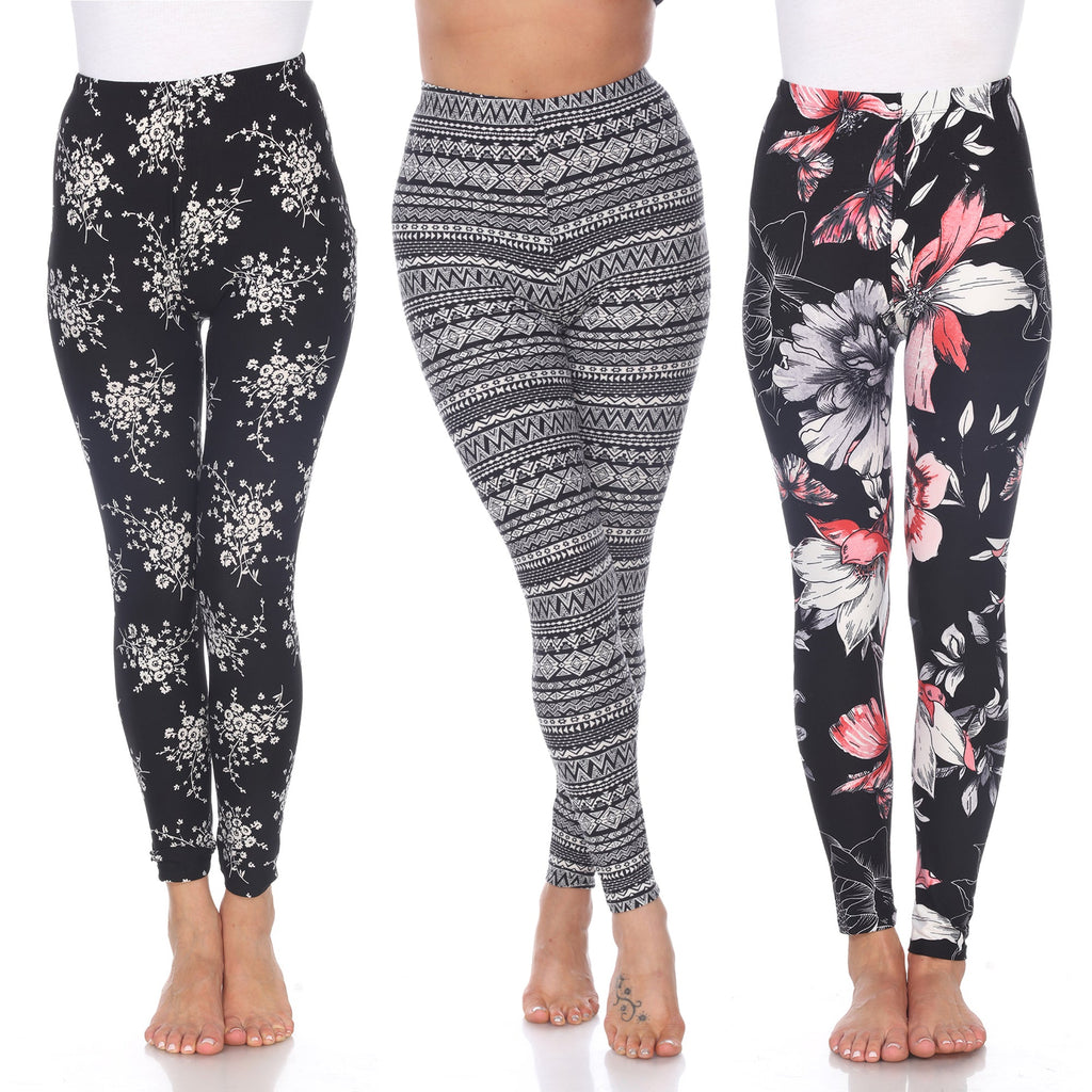 Pack of 3 Leggings (3 Color Asst Available)