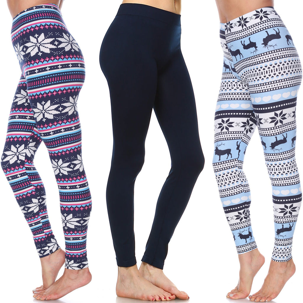 Super Pack of 3 Leggings (2 Color Asst Available)