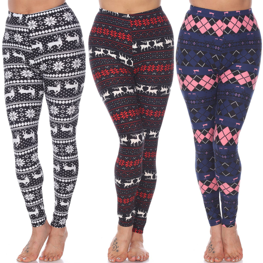 Super Pack of 3 Leggings (2 Color Asst Available)