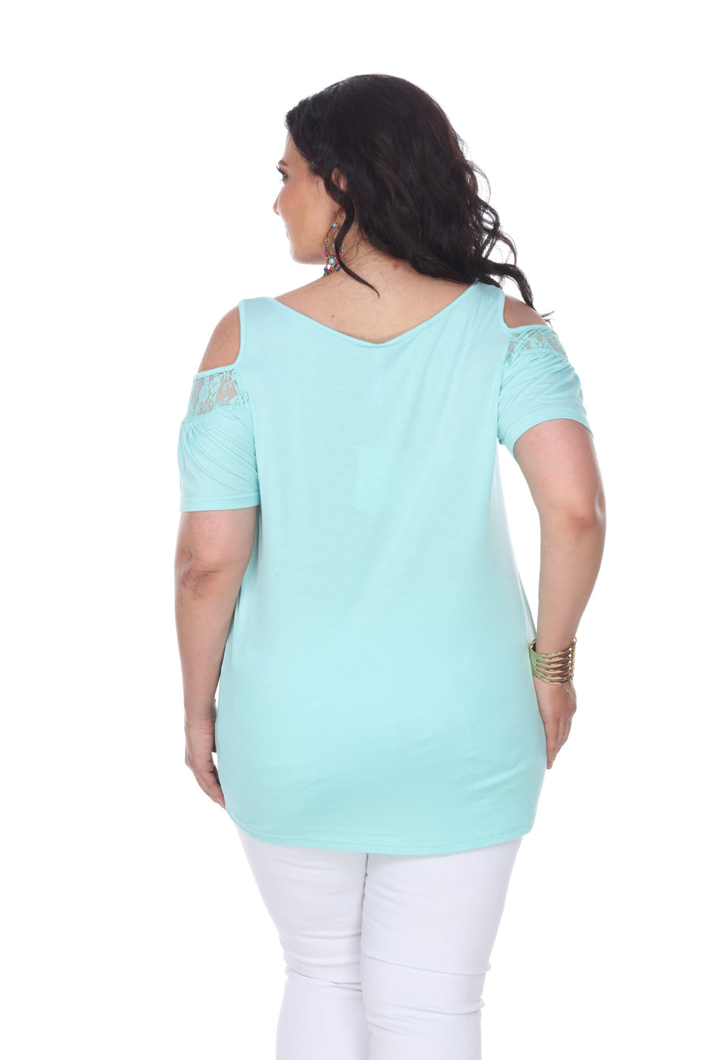 White Mark Women's Bexley Tunic Top - Plus (10 Colors Available)