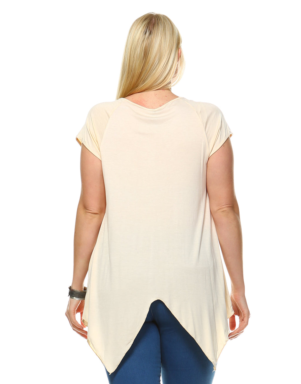 White Mark Women's Fenella Tunic Top - Plus