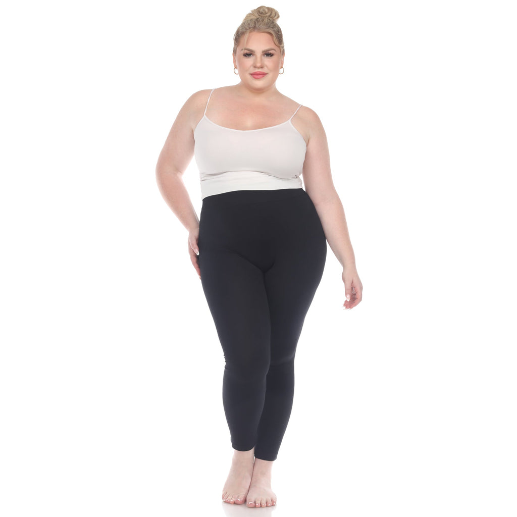 Women's Super-Stretch Solid Leggings-Plus (8 Colors Available)