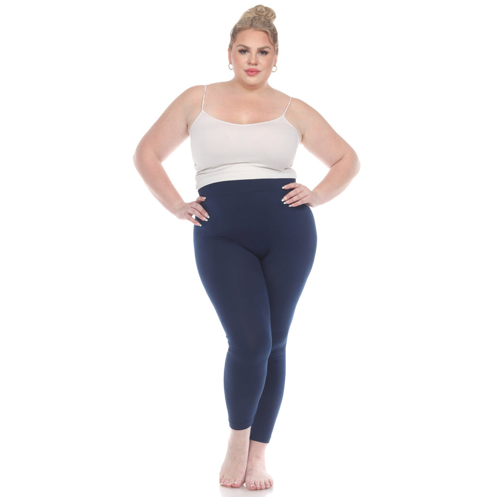 Women's Super-Stretch Solid Leggings-Plus (8 Colors Available)