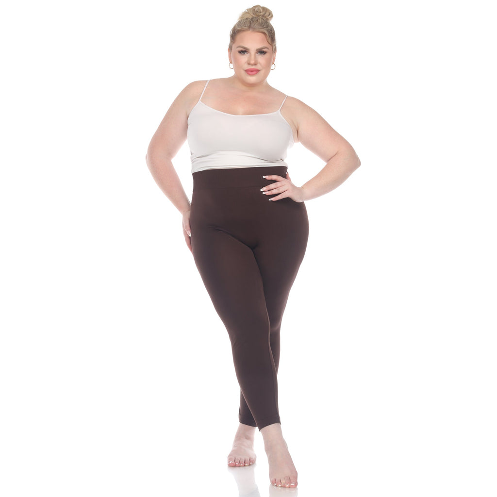 Women's Super-Stretch Solid Leggings-Plus (8 Colors Available)