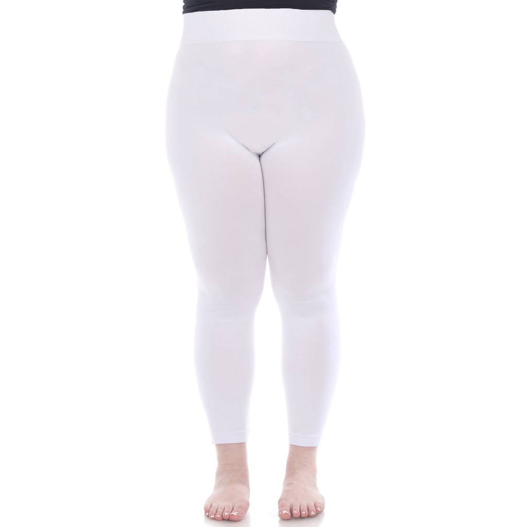 Women's Super-Stretch Solid Leggings-Plus (8 Colors Available)