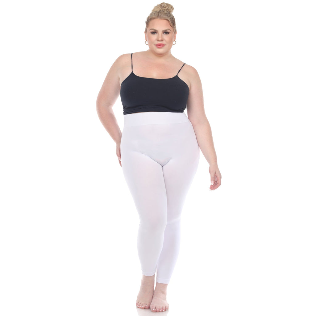 Women's Super-Stretch Solid Leggings-Plus (8 Colors Available)