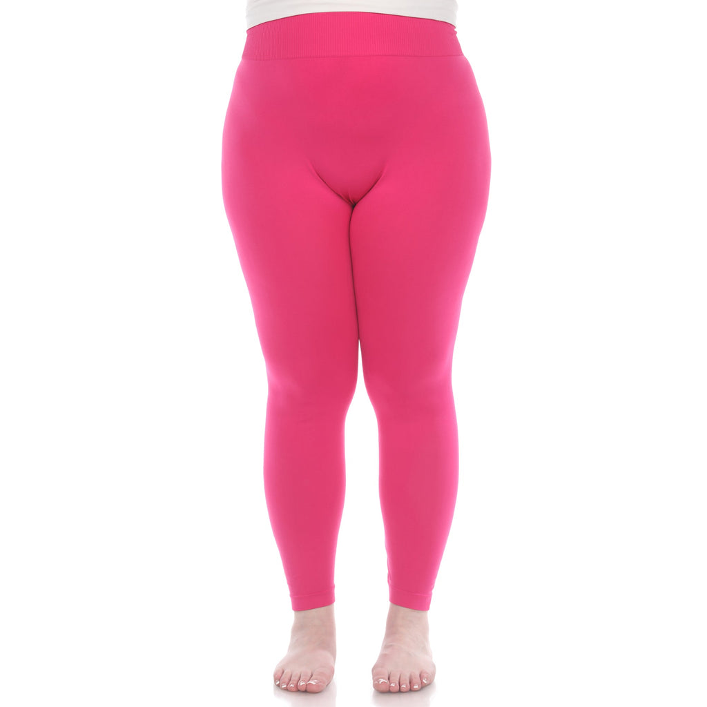 Women's Super-Stretch Solid Leggings-Plus (8 Colors Available)