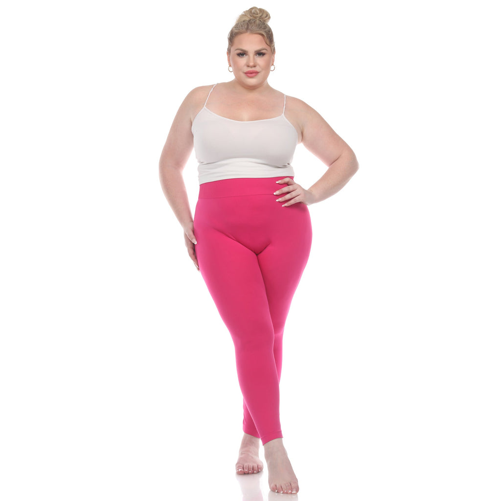 Women's Super-Stretch Solid Leggings-Plus (8 Colors Available)