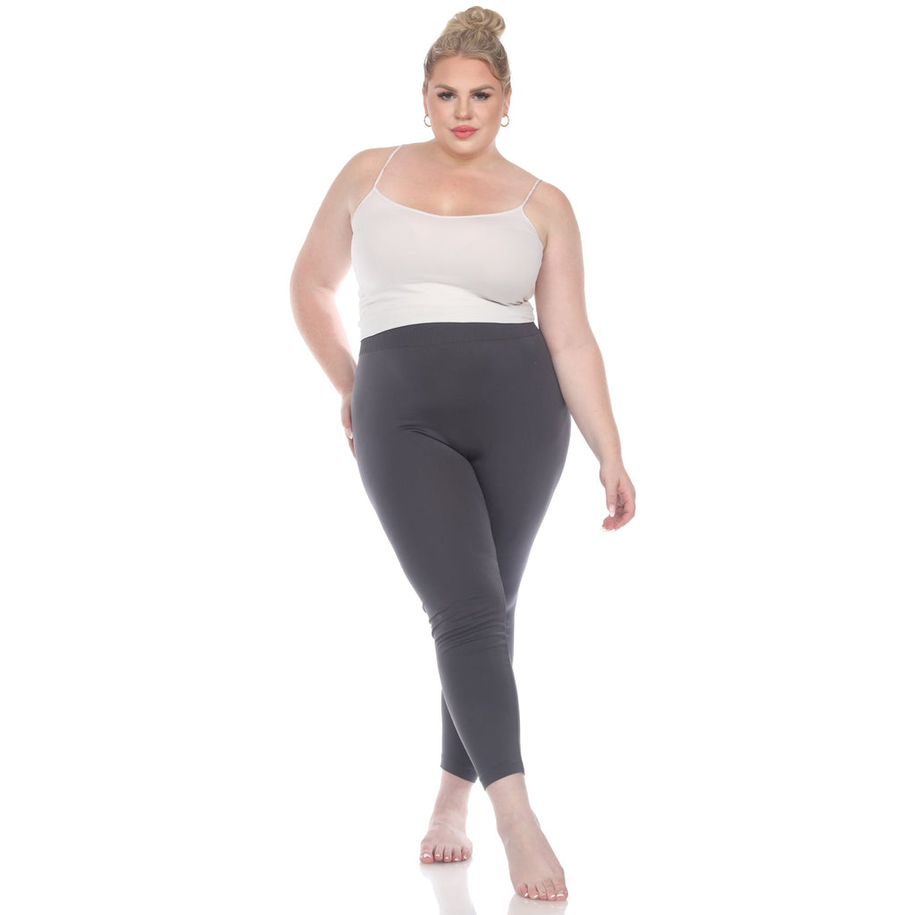 Women's Super-Stretch Solid Leggings-Plus (8 Colors Available)