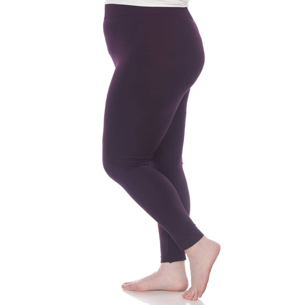 Women's Super-Stretch Solid Leggings-Plus (8 Colors Available)