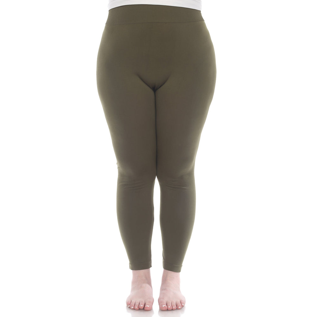 Women's Super-Stretch Solid Leggings-Plus (8 Colors Available)