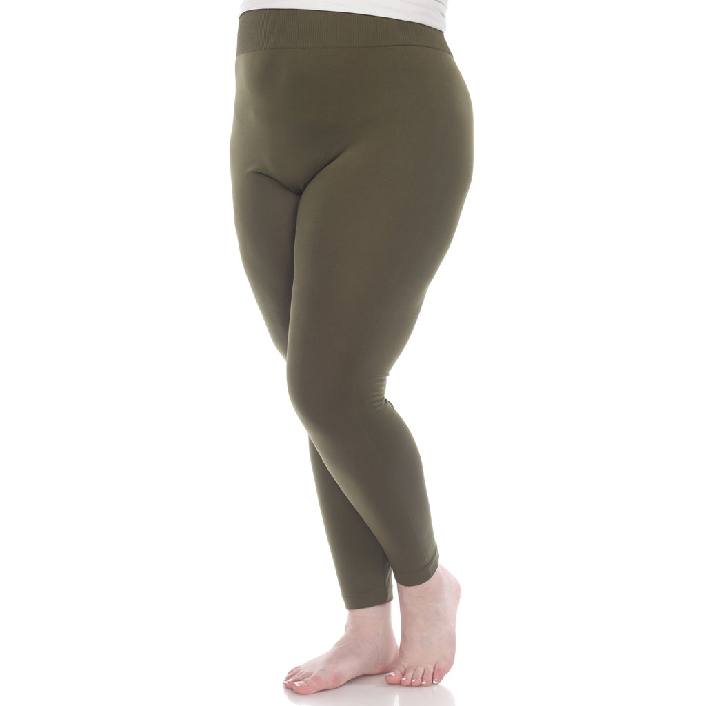 Women's Super-Stretch Solid Leggings-Plus (8 Colors Available)