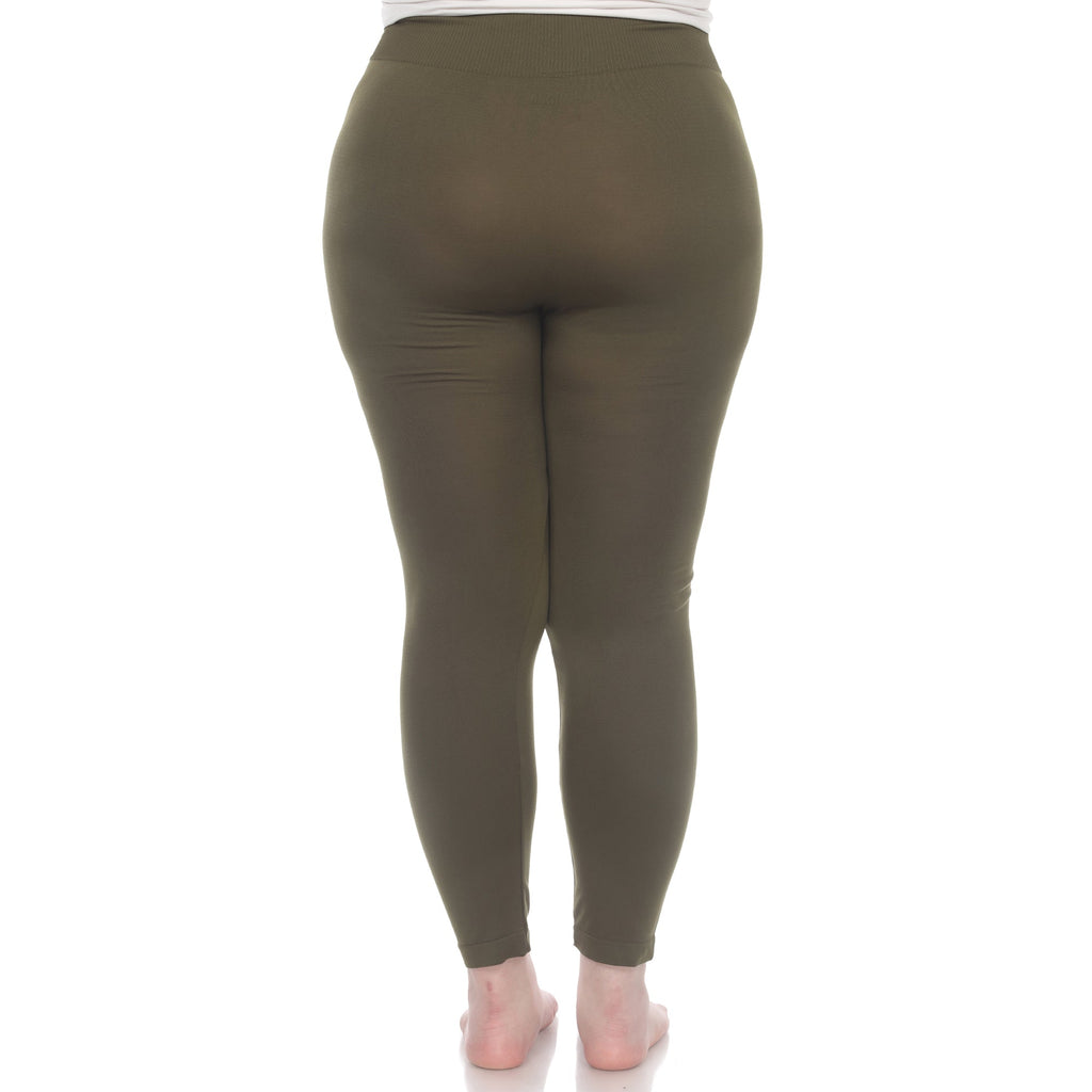 Women's Super-Stretch Solid Leggings-Plus (8 Colors Available)