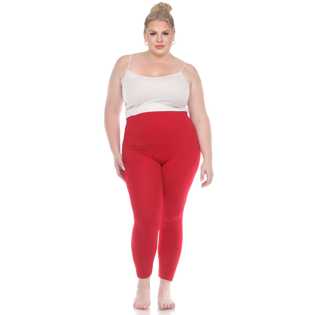 Women's Super-Stretch Solid Leggings-Plus (8 Colors Available)