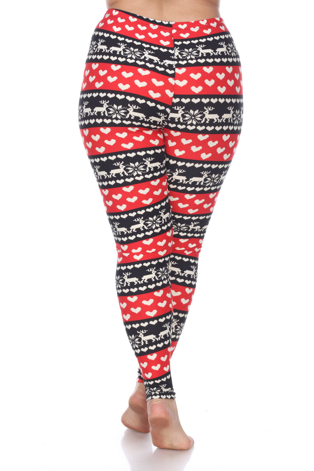 Slim Fit Printed Leggings- Plus (5 Colors Available)