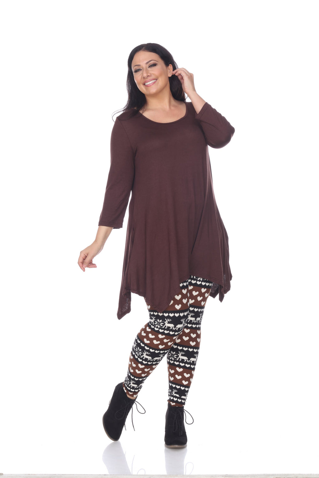 Printed Leggings - Plus  (8 Colors Available)