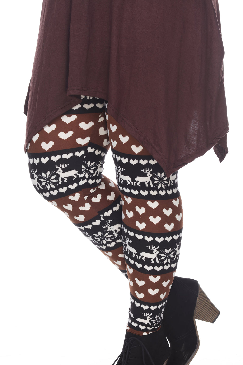 Printed Leggings - Plus  (8 Colors Available)