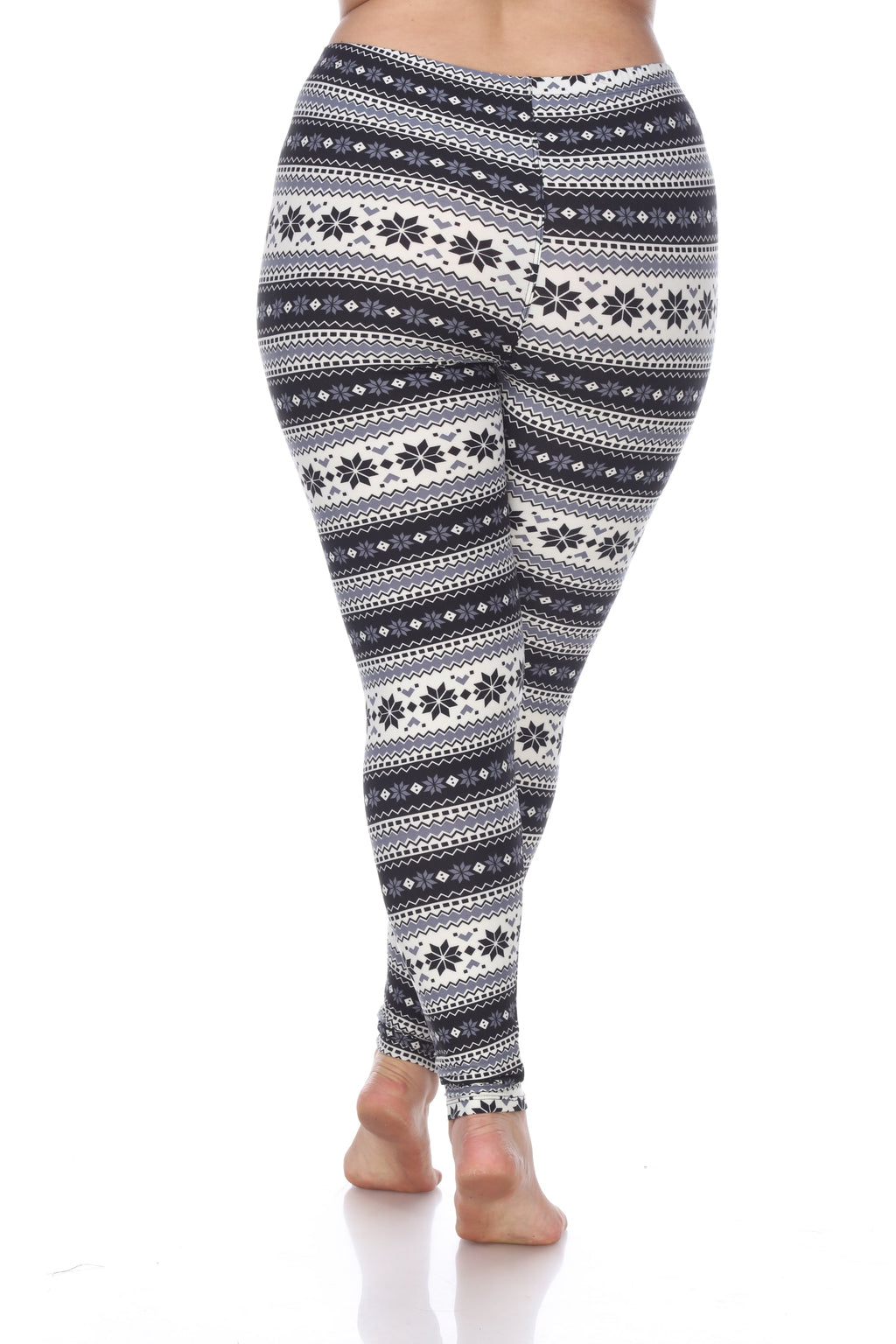 Slim Fit Printed Leggings- Plus (5 Colors Available)