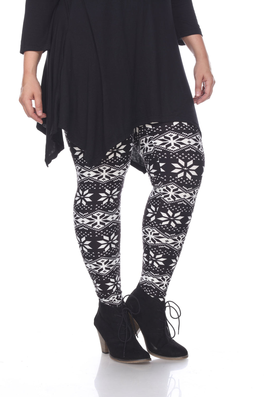 Printed Leggings - Plus  (8 Colors Available)