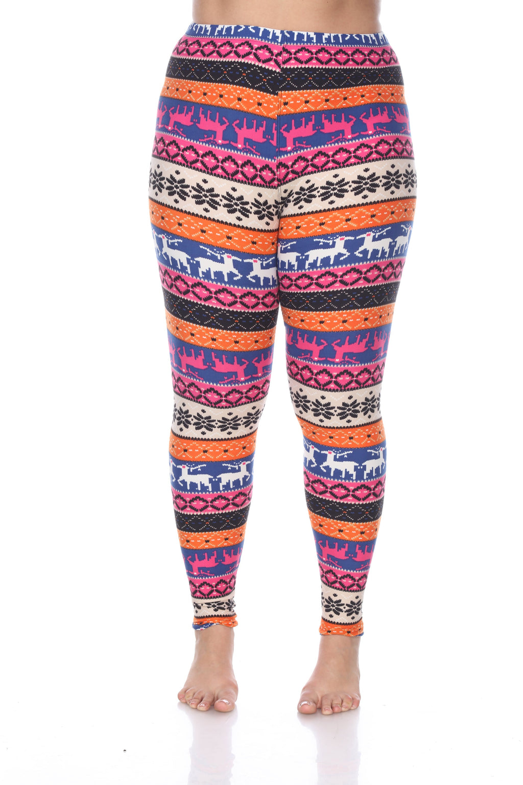 Printed Leggings - Plus  (8 Colors Available)