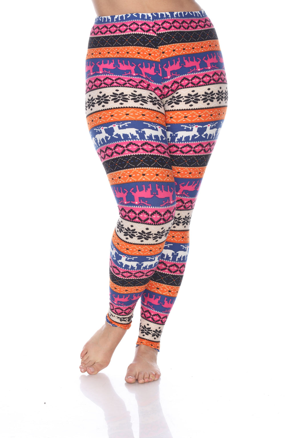 Printed Leggings - Plus  (8 Colors Available)