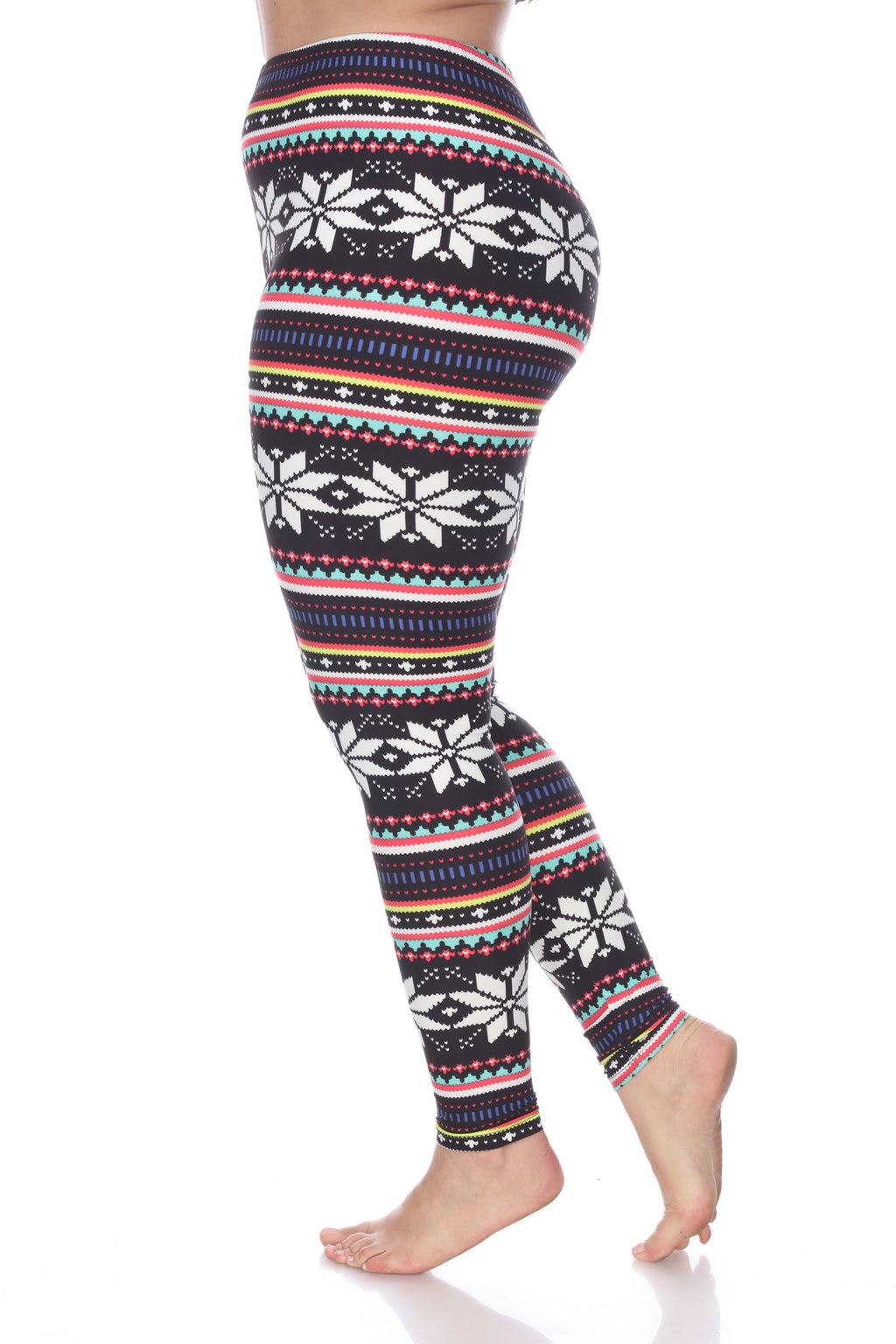 Mid Rise Printed Leggings-Plus (6 Colors Available)