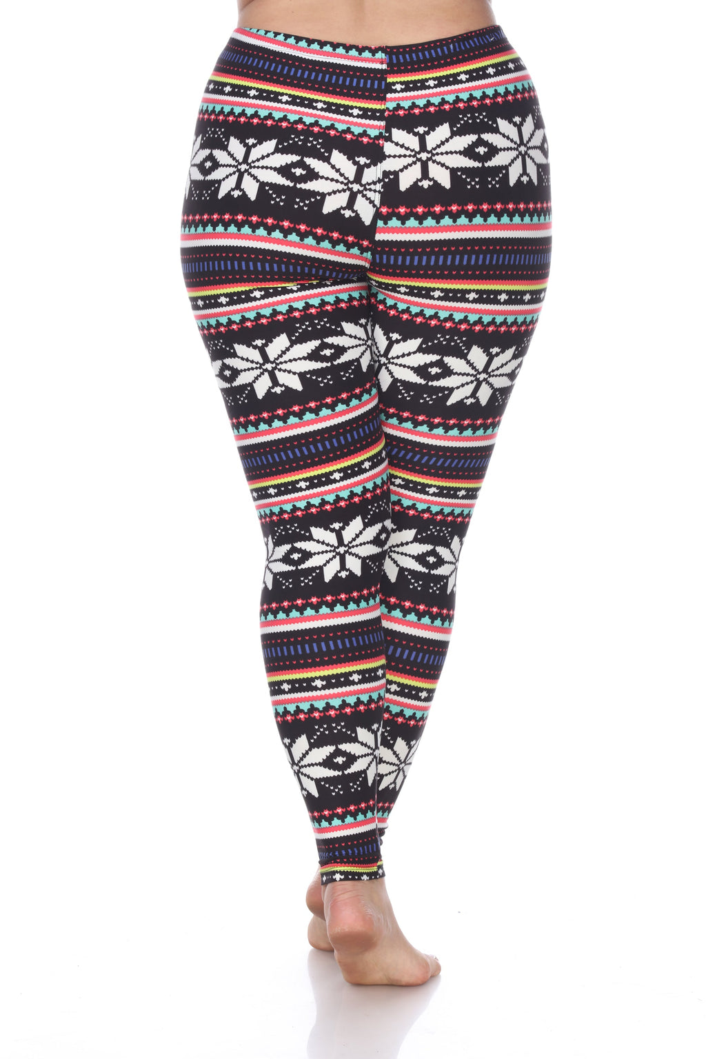 Mid Rise Printed Leggings-Plus (6 Colors Available)